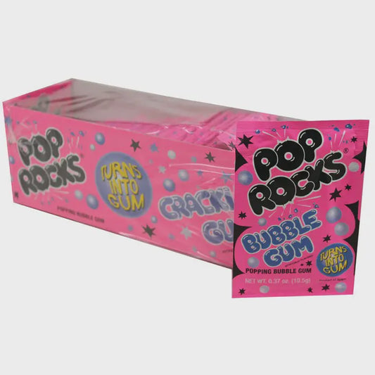 Bubble gum Pop Rocks