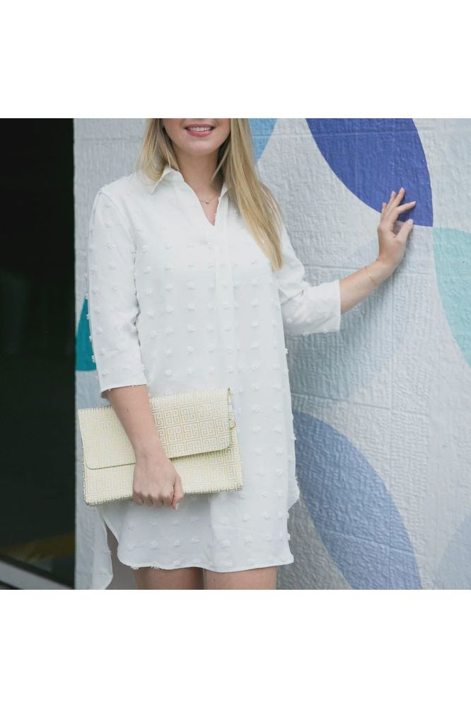 Carmelia Tunic Dress - White