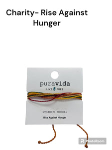 Pura Vida Rise Against Hunger Bracelet