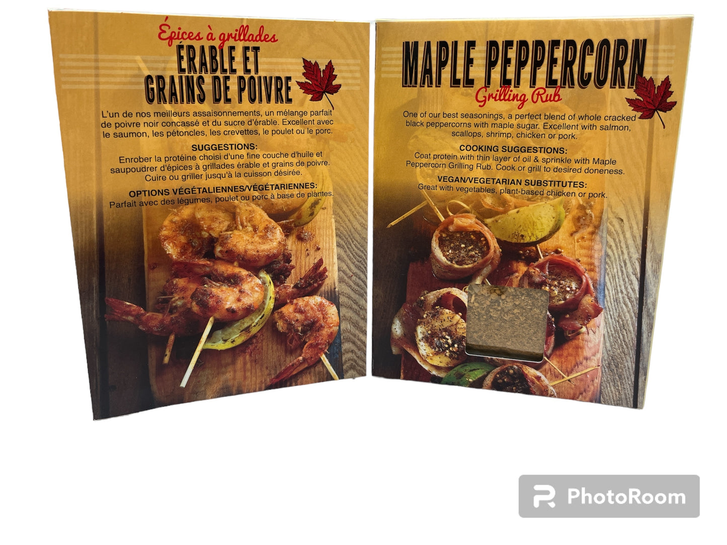 Gourmet Village Maple Peppercorn Grilling Rub