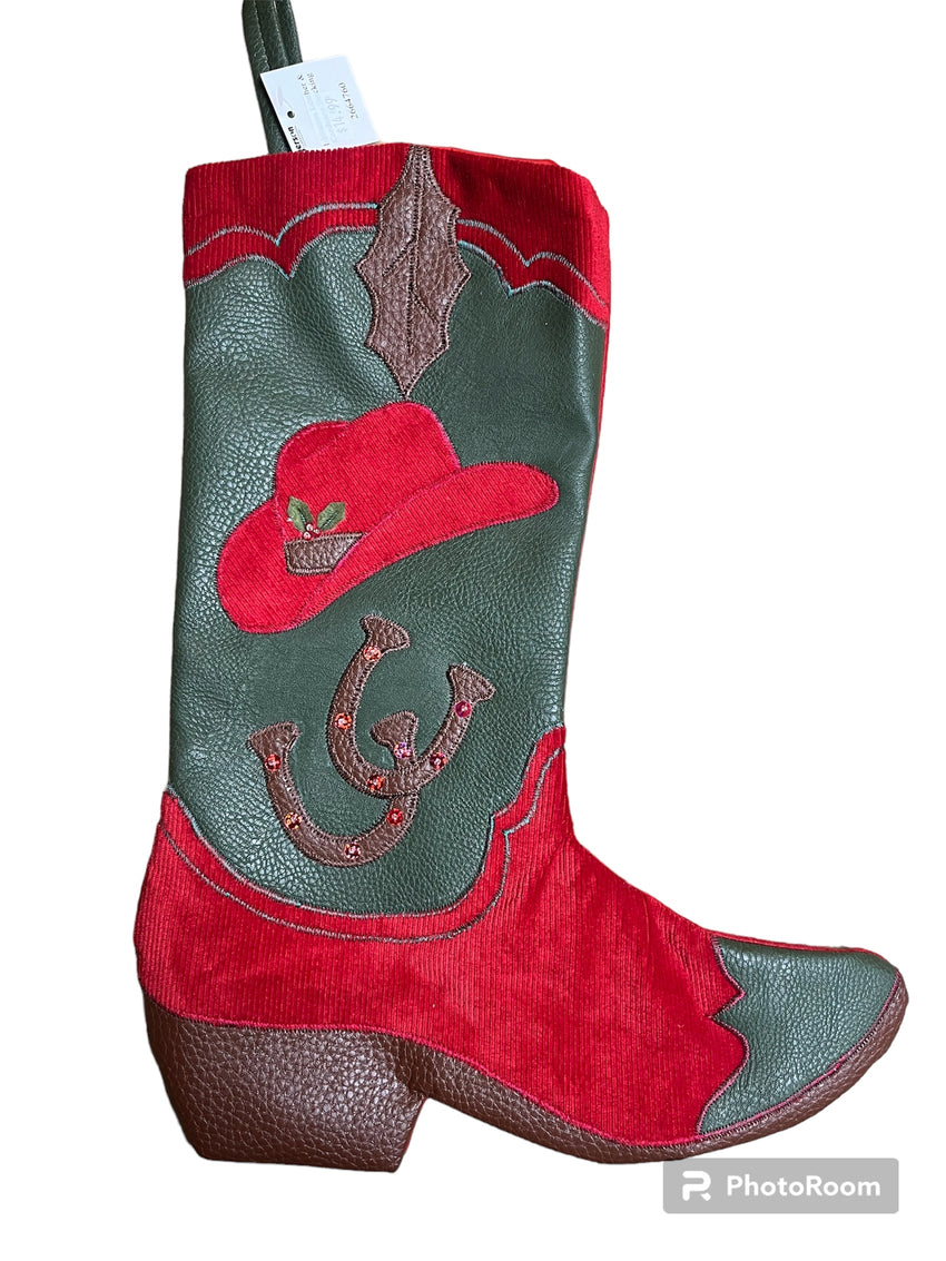 Cowboy Boot Stocking