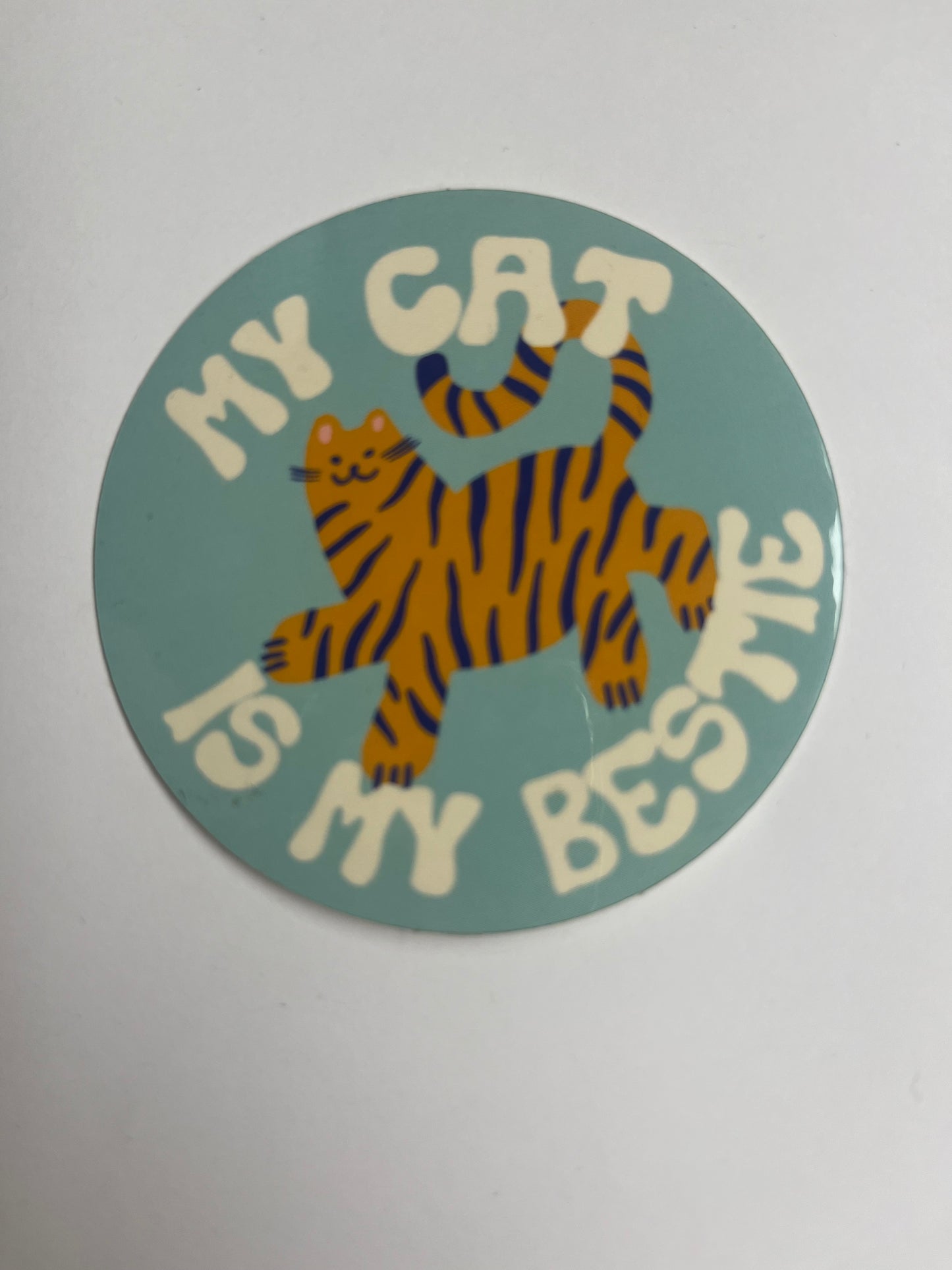 My Cat Is My Bestie Sticker