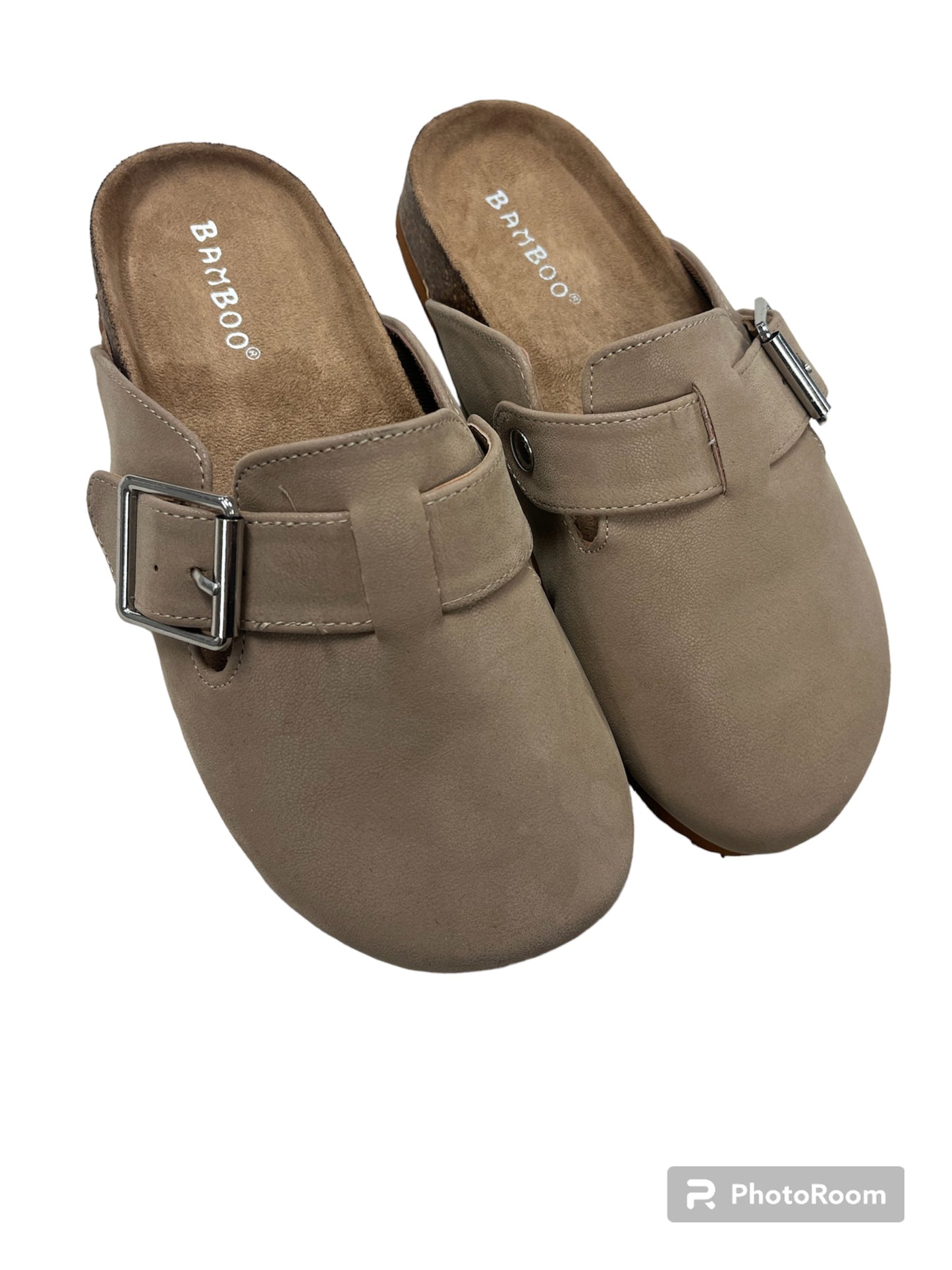 buckle mules shoes