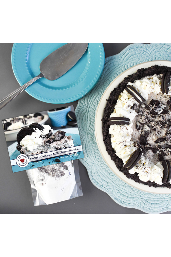No Bake Cookies & Milk Cheesecake Mix