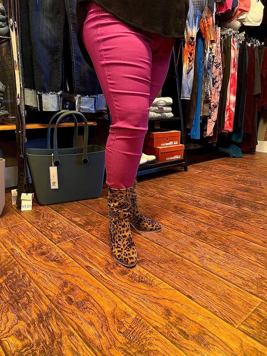 leopard boots