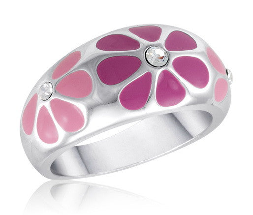 Pink Flower Ring