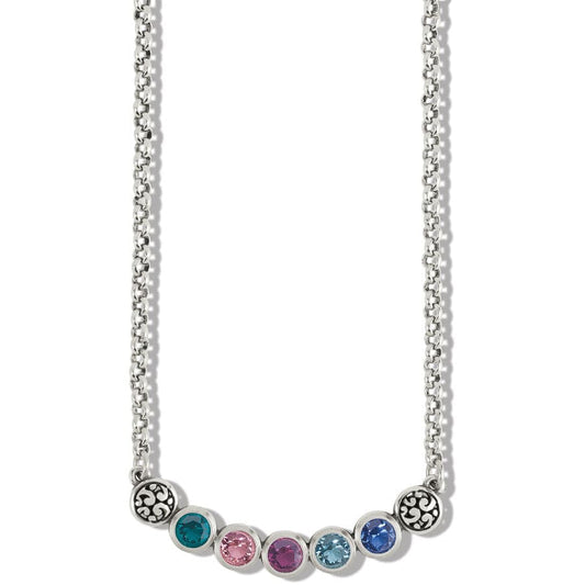 Brighton Elora Gems Dots Curve Necklace