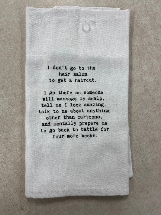 “Hair Salon..” Kitchen Towel