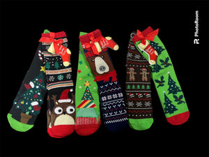 2pk Christmas Socks