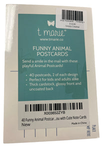 Tmarie Funny Animal Postcards