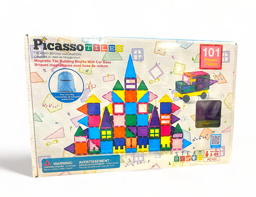 101 Piece Magnet Tile Building Block set