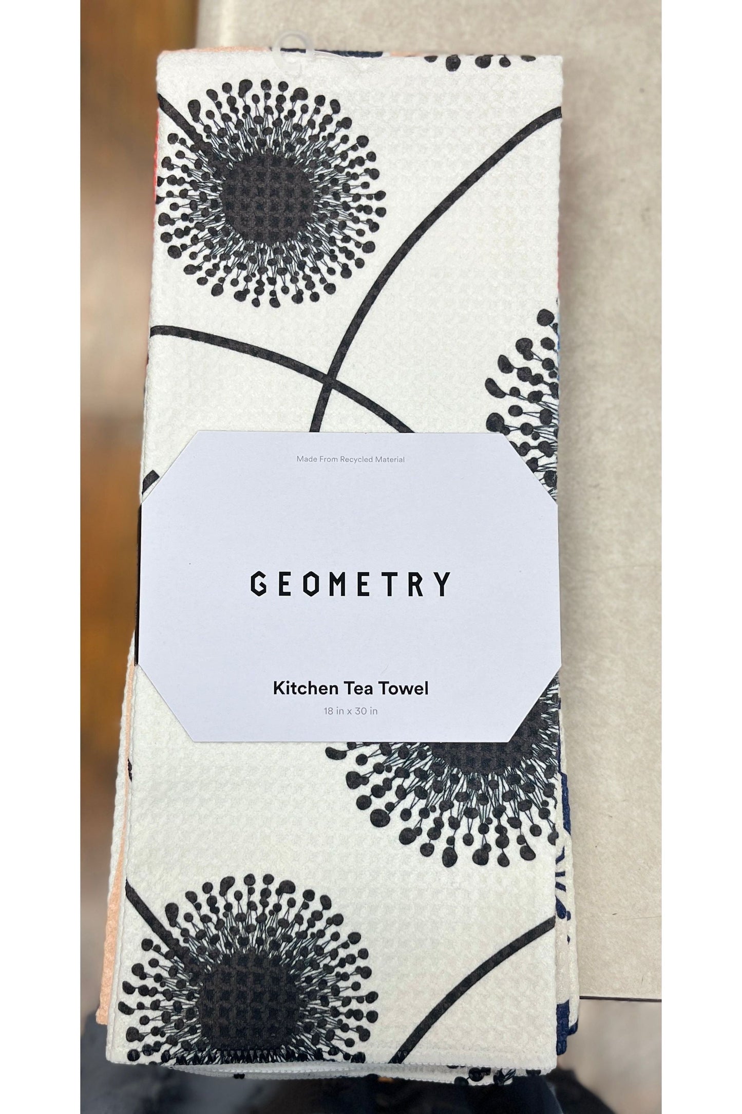 geometry tea towel