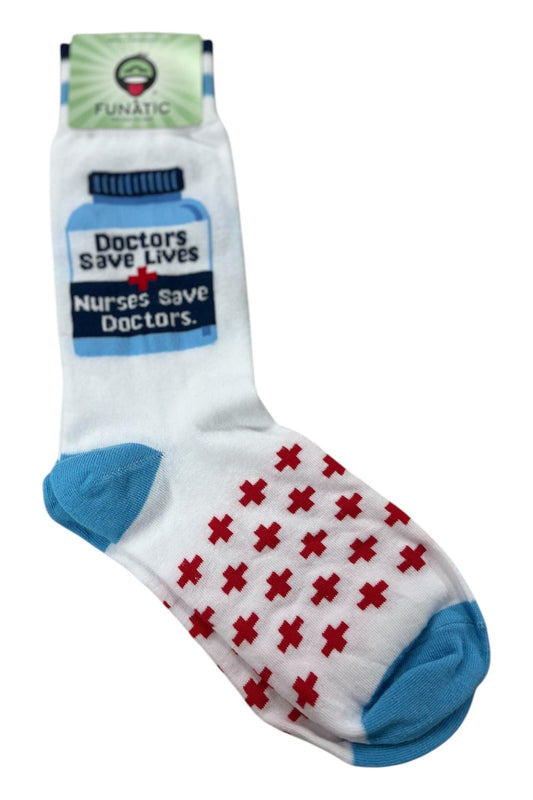 Doctor Saves Lives Socks