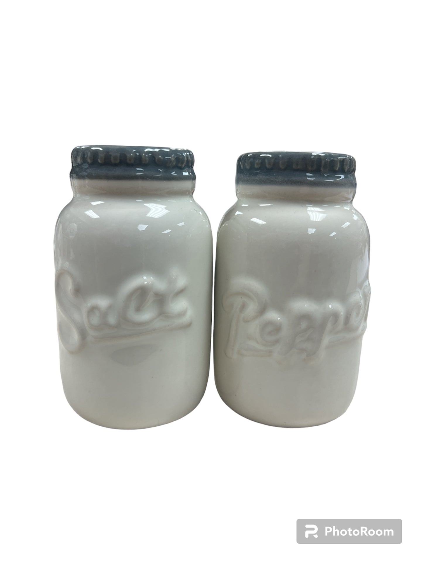 Mason Jar Salt & Pepper Shakers