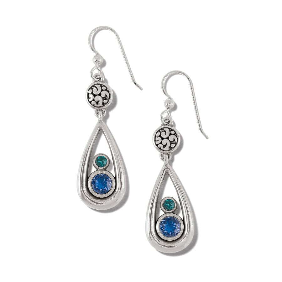 Brighton Elora Gems Teardrop French Wire Earrings