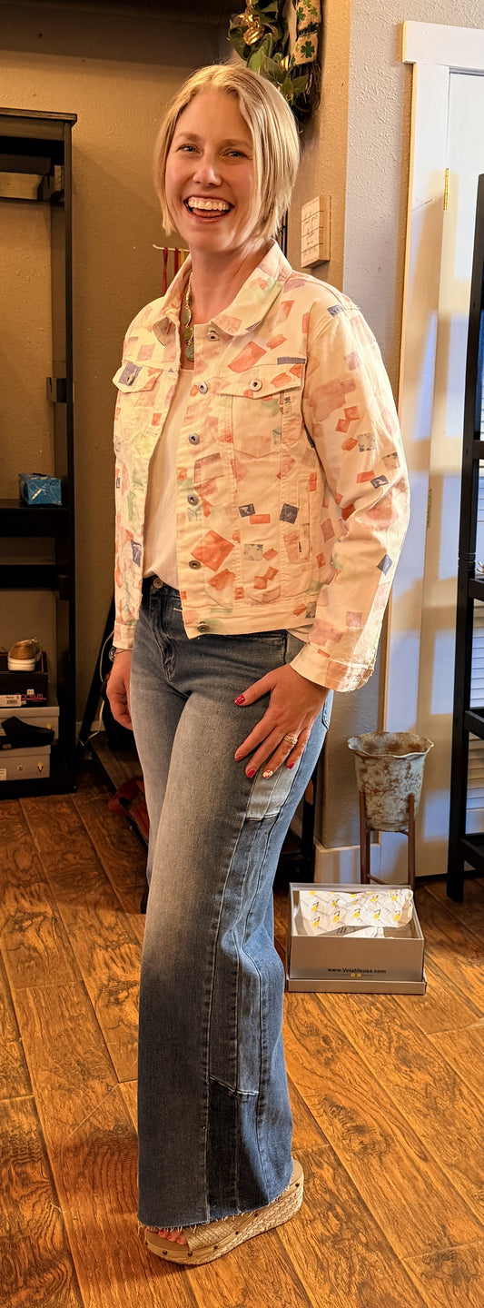 Vervet HR Wide Leg 2 tone-SALE