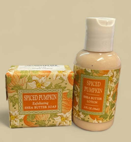 Greenwich Mini Soap & Lotion Set-Spiced Pumpkin