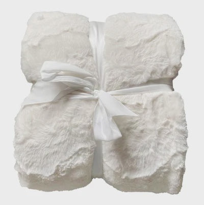 Minky Faux Fur Blanket - lightweight