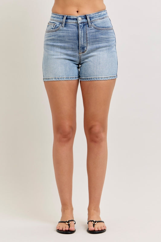 Judy Blue High Waist Slim Short - Denim
