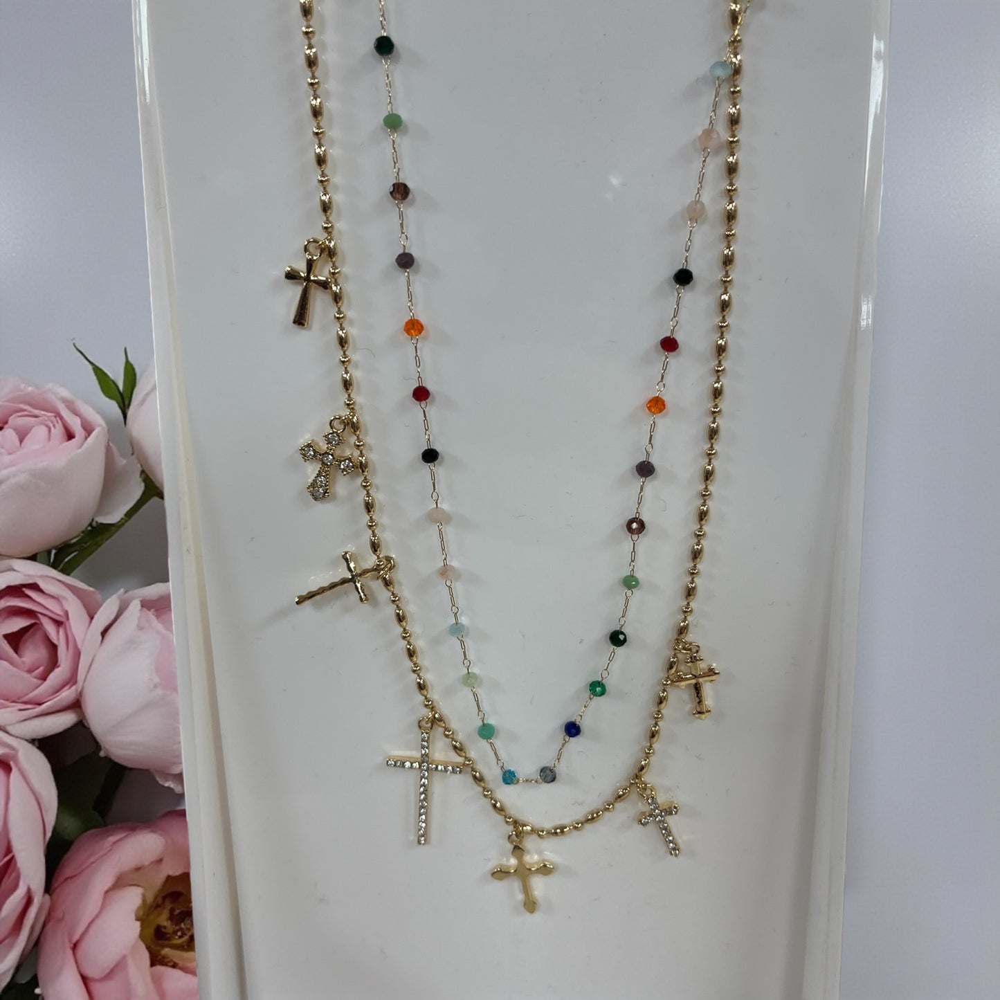 Layered Charm Necklace