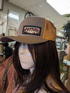 Wyoming Mountains Trucker Hat