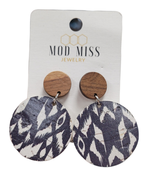 Mod Miss Earrings Cheveron