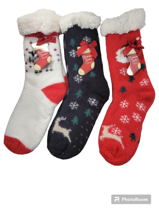 Christmas Slipper Socks