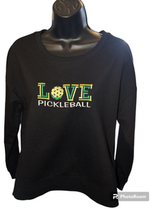 Black Love Pickleball Crewneck