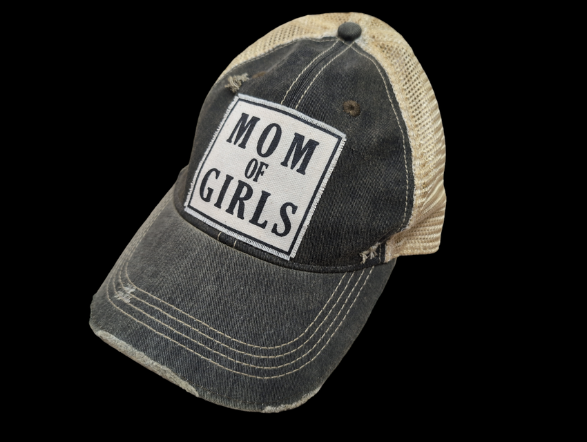Mom Of Girls Trucker Hat