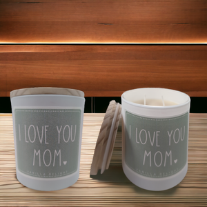 Love You Mom Candle - Vanilla Delight