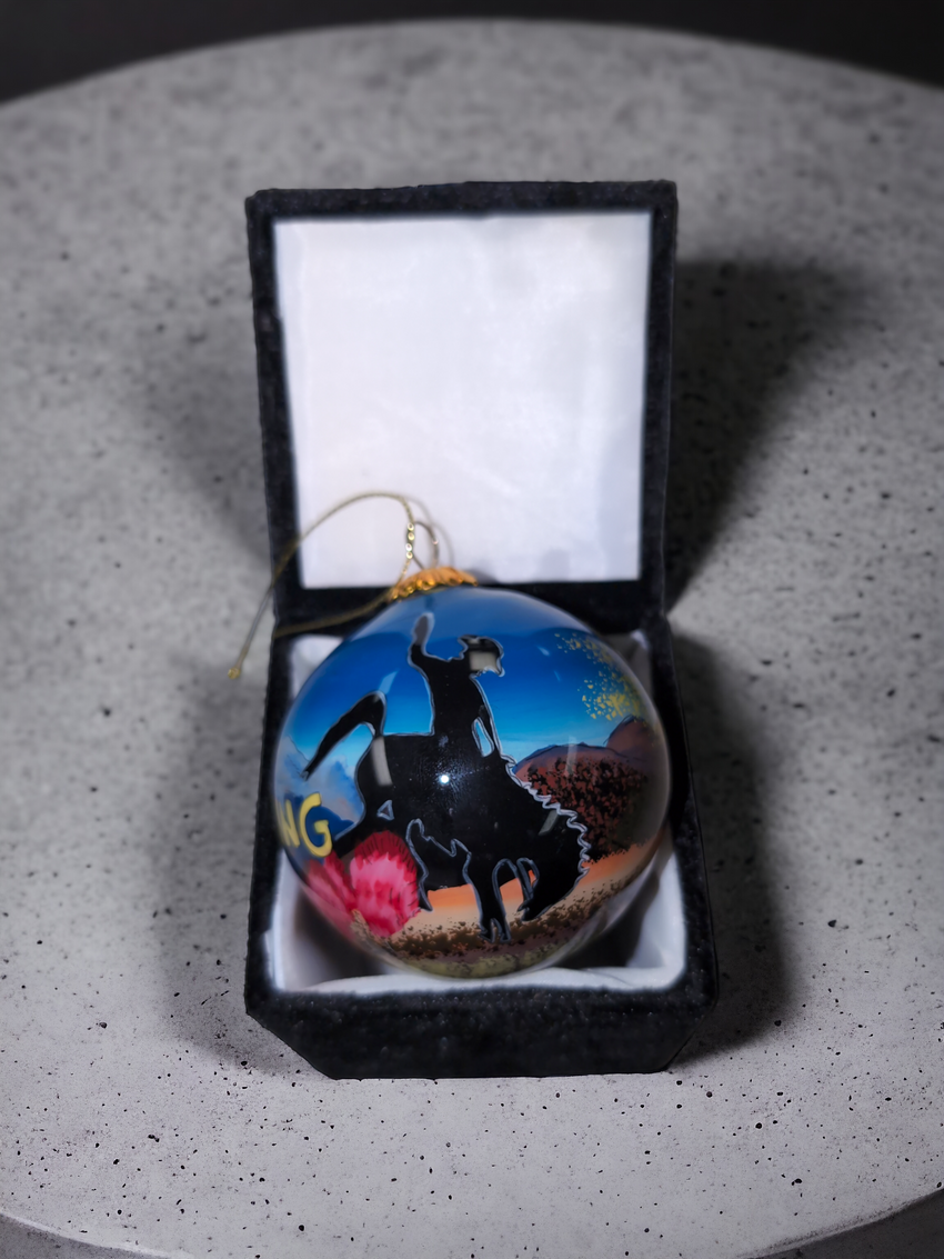 Wyoming Hand Painted Ornaments