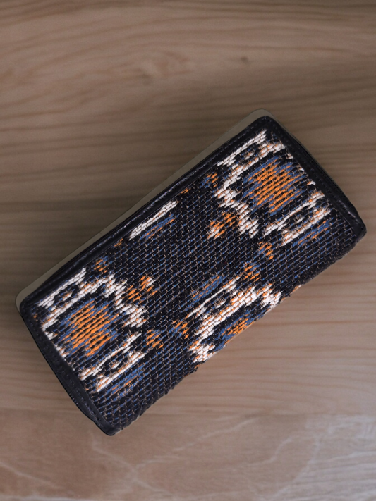 Myra Camo Blue Wallet