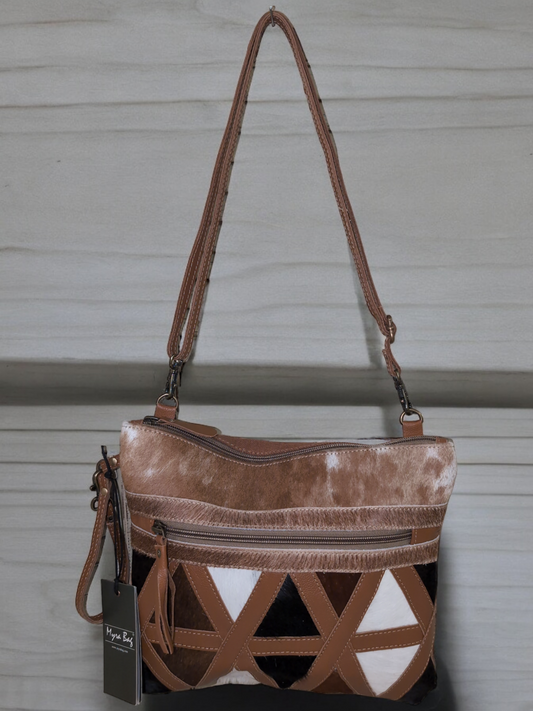 Myra Dakota Plains Hairon Canvas Bag