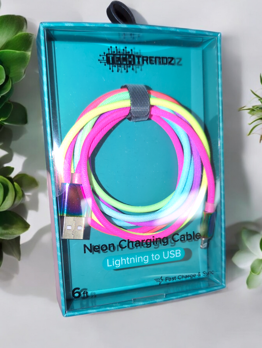 Neon Charging Cable - PREORDER