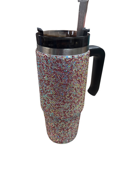 Razzle Dazzle 40oz Sparkle Tumblers with Handle