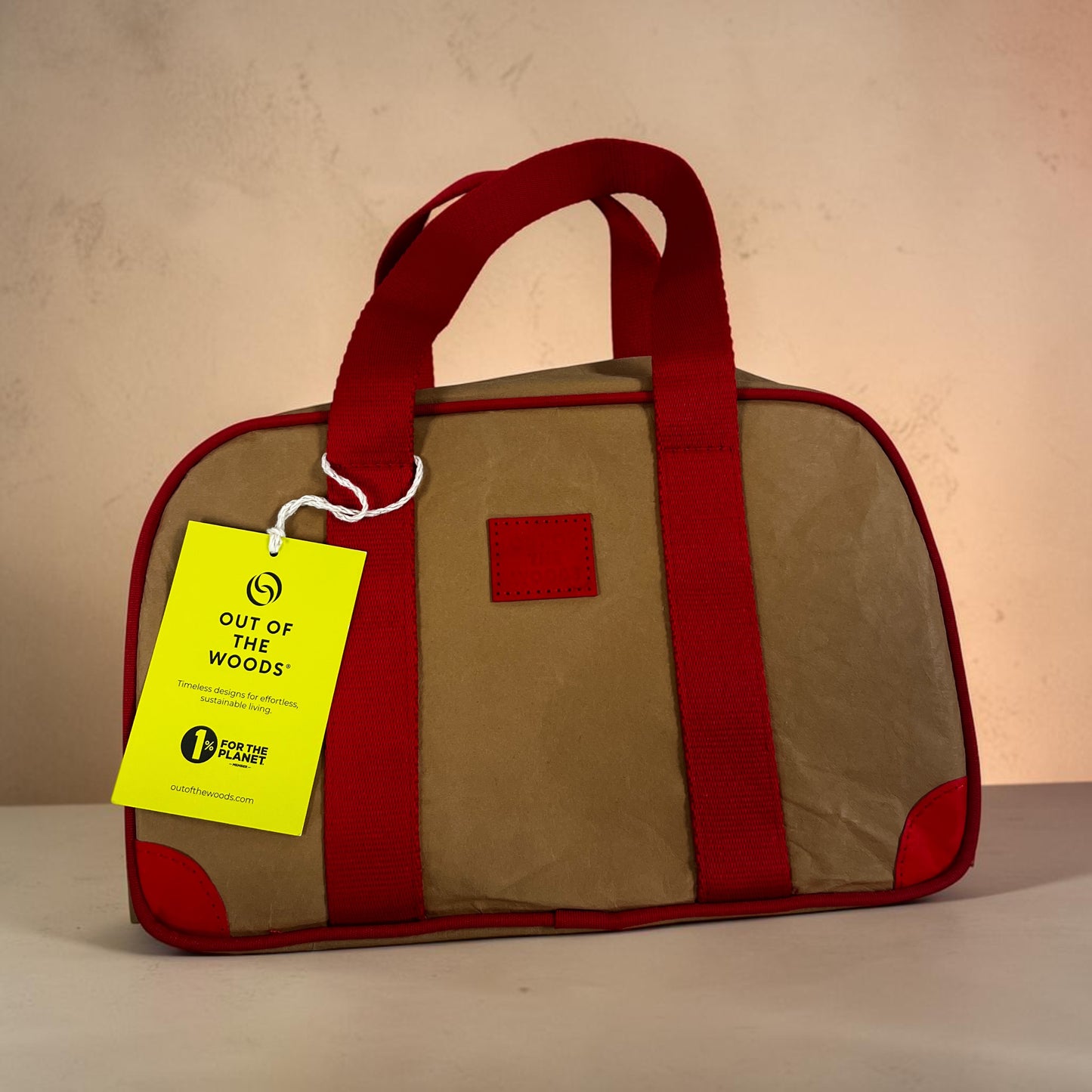 Out of The Woods-Lunch Cooler with red handle