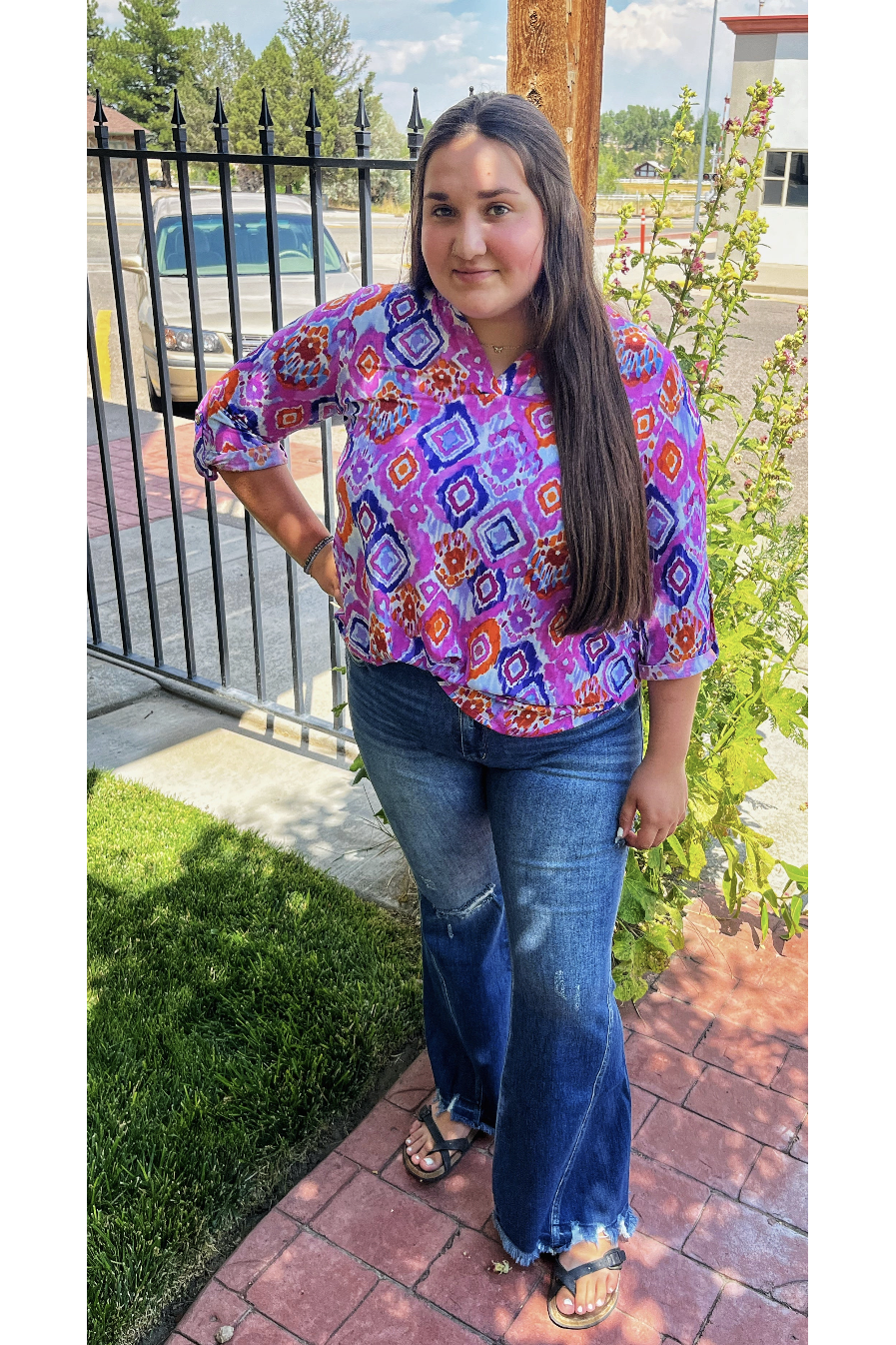 KANCAN High Rise Super Flare Jeans