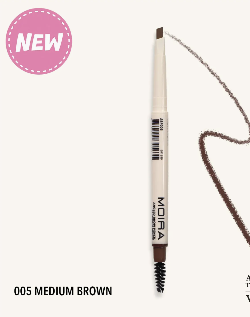 MOIRA ANGLED BROW MED BROWN eyebrow pencil