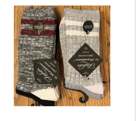 Mirabeau Crew Socks 2pr