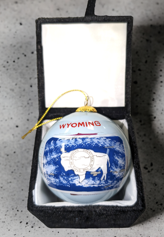 Hand Painted Inside Wyo. ornaments