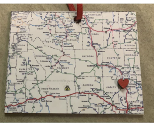 Wyoming State Ornament