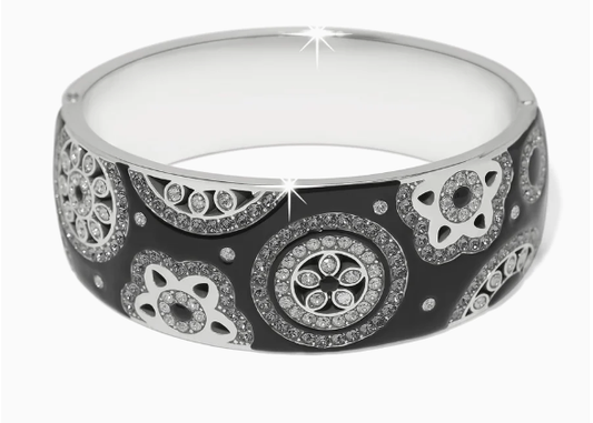 JF0406 Flora Hinged Wide Bracelet