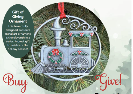 Giving Train Ornament - 2025