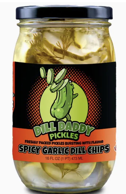 Spicy Garlic Dill Chips
