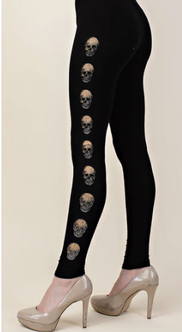 VOCAL Skull Knit Leggings
