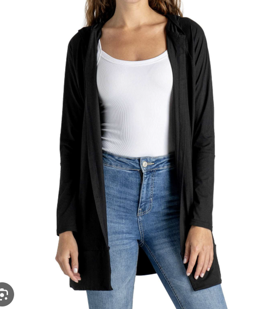 Fitkicks Black Everywhere Cardigan