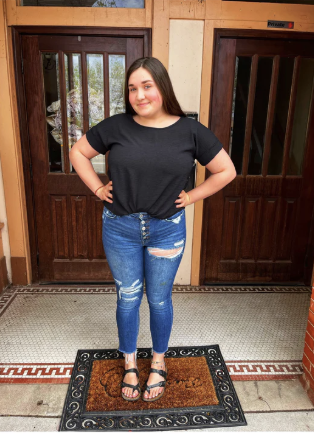 Entro - Curvy Round Neck SS T - Black