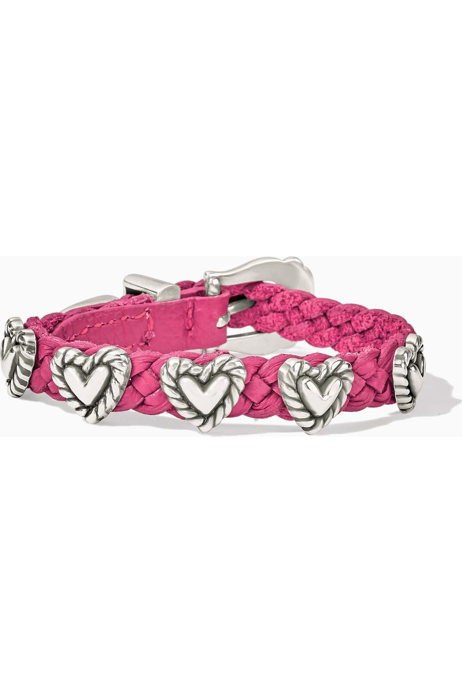 07475H Pink Roped Heart Bracelet from Brighton