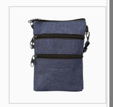 NuPouch Anti-Theft 3 Zipper Crossbody