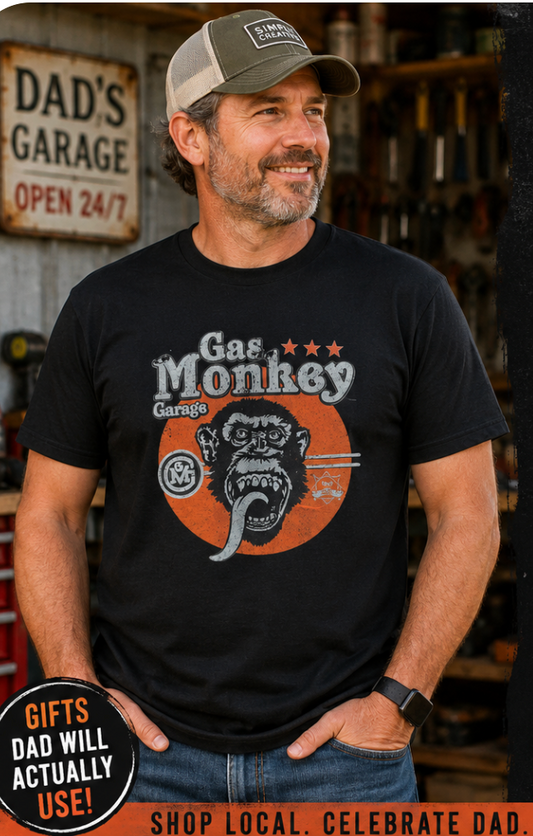 Gas Monkey Garage Tshirt- black unisex